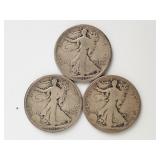 1917-P,-D,-S Walking Liberty Half Dollar