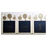 1976 US Bi-Centennial Silver 3-Coin Proof Set (3)