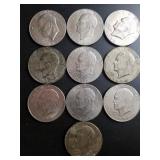 Mixed Eisenhower Dollars