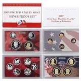 2009 US Mint 18 Coin Silver Proof Sets (2)
