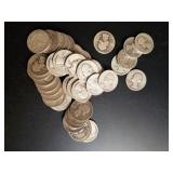 Mixed Washington Quarters, 90% Silver (40)
