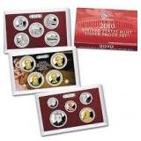 2010 US Mint 14 Coin Silver Proof Sets (2)