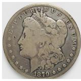1879-CC Morgan Dollar, 90% Silver VG08