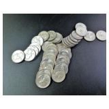 Mixed Washington Quarters, 90% Silver (40)