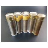 1955-S, 1954-P Lincoln Wheat Cent Roll (250 coins)