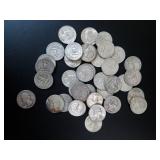 Mixed Washington Quarters, 90% Silver (40)