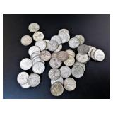 Mixed Canadian Quarters, 80% Silver (40)