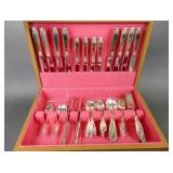 Vtg. "Prelude" Sterling Silverware Set in Case