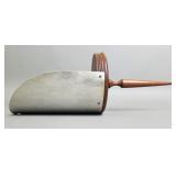 Early Primitive Grain/ Seed Scoop Wood w/ Metal