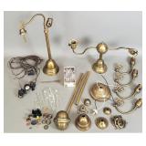 Antique Brass Ceiling Fixture Parts
