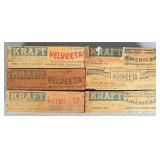 Kraft Velveeta Wooden Cheese Boxes (6)