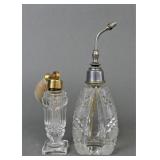 Vintage Glass Perfume Bottles (2)