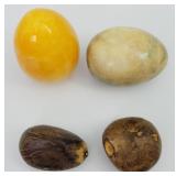 Tagua Nuts & Stone Eggs (4)