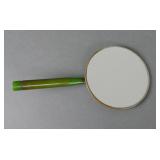 Art Deco Celluloid Handheld Mirror