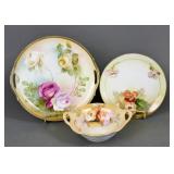 Vintage Handled RS Germany Plates & Bowl (3)