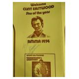 Signed Clint Eastwood Program