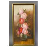 Antique Signed Original A. Silver Oil Painting