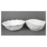 Milk Glass Serving Bowls
