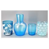 Bright Blue "Tumble Up Set" Plus Two Tumblers