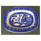 Buffalo Pottery Blue Willow Small Serving Tray