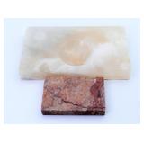 MCM Marble Fountain Pen Base & Vaticano Tile (2)