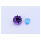 2.56CT Amethyst & 0.64CT Swiss Blue Topaz (2)