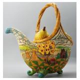 Jim Shore "Basket of Plenty" Thanksgiving Basket