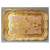 Italian Florentine Gold Gilt Tray