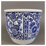 Cobalt Blue,White Planter Royal Sphinx Maastricht