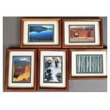 Vintage Framed Colorado Photographs (5)