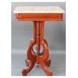 Antique Renaissance Revival Marble Top Side Table