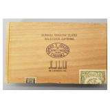 Vtg. Cuban Cedar Cigar Box - From Alfred Dunhill