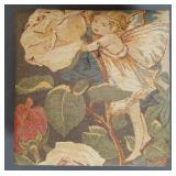 Cicely Mary Barker Flower Fairy Fabric Footstool