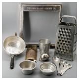 Vintage Aluminum Metal Kitchen Baking Items (9)