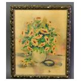 Vintage Signed Mari Oil Painting