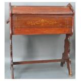 Antique Pennsylvania Dutch Walnut Sewing Stand
