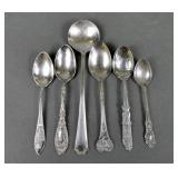 Sterling & Plated Spoons 47g (6)