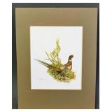 Vintage Marvin Glen Loates Pheasant Print