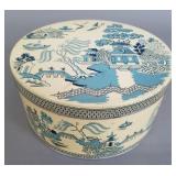 Huntley & Palmer Blue Willow Cookie Tin