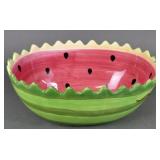 Bright Watermelon Serving Bowl/Boat