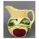 1950s Watt  Apple Pottery Pitcher