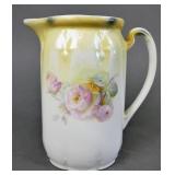 Bavarian Milk Pitcher with Floral Design