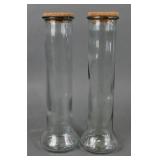 Vintage Jars w/Cork Lids