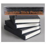 Art Supplies - Graphite Pencils & (4) Sketchbooks