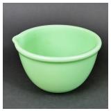 Jadeite Small Mixing Bowl with Spout