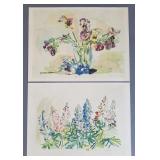 Rare Oskar Kokoschka 1939 Lithographs (2)