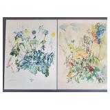Rare Oskar Kokoschka 1939 Lithographs (2)