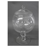 Large Footed Apothecary Jar