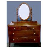 Cherry Four Drawer Dresser