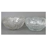EAPG Pressed Glass Serving Bowls